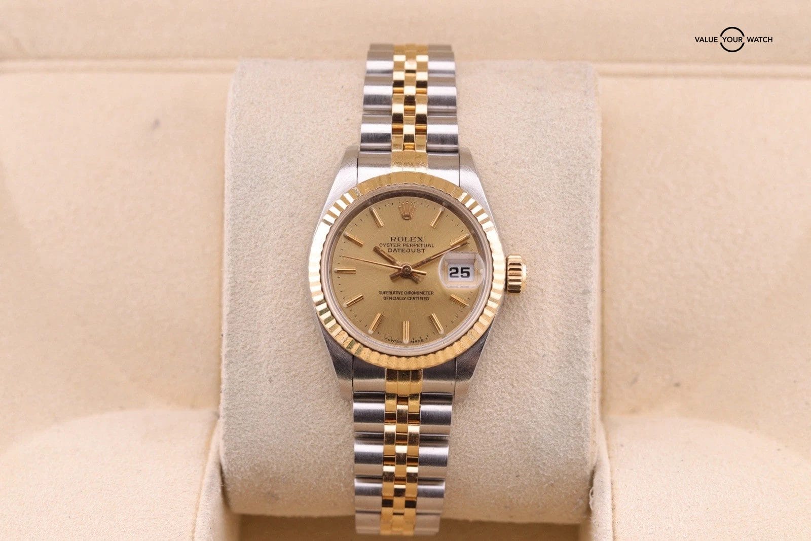 Ladies Rolex Datejust 26mm | ref 69173 | watch only | 18kt Gold x Steel