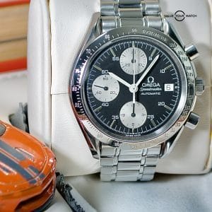 OMEGA Speedmaster Chronograph Auto Black Dial Mens Watch