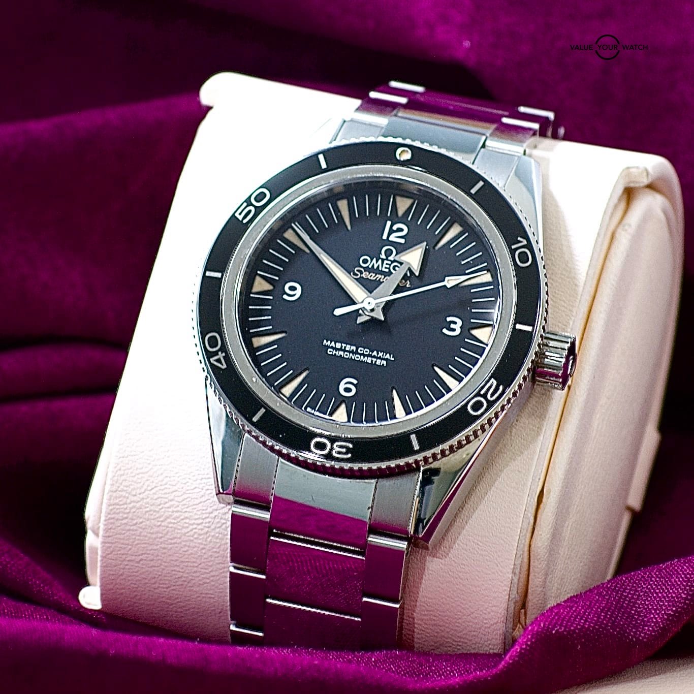 OMEGA Seamaster 41mm Auto sandwich Black Dial 23330412101001 ***USA SELLER******