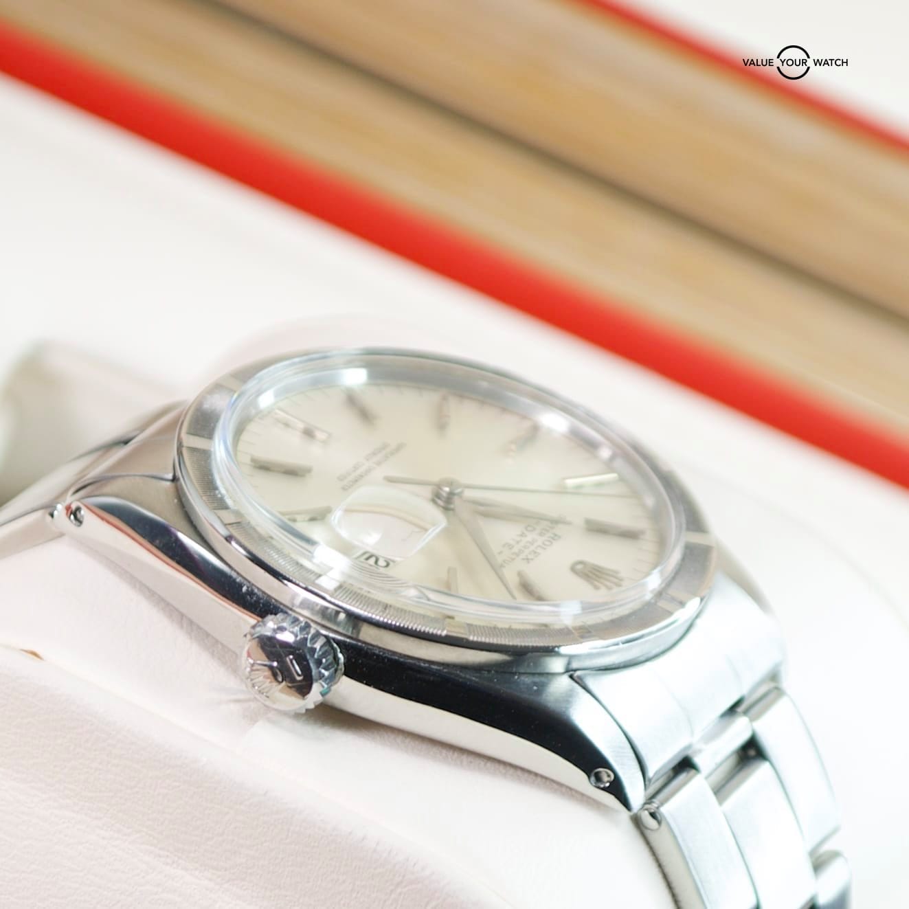 vintage ROLEX Date 1501 34mm Steel watch Silver Dial *****USA SELLER ***** - Image 3