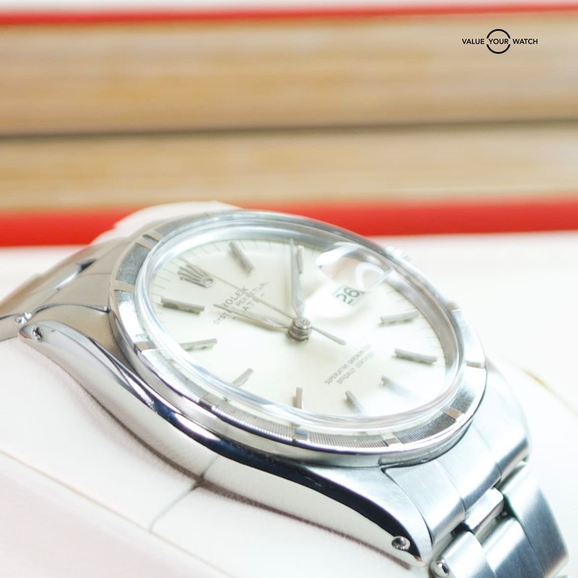 vintage ROLEX Date 1501 34mm Steel watch Silver Dial *****USA SELLER ***** - Image 4