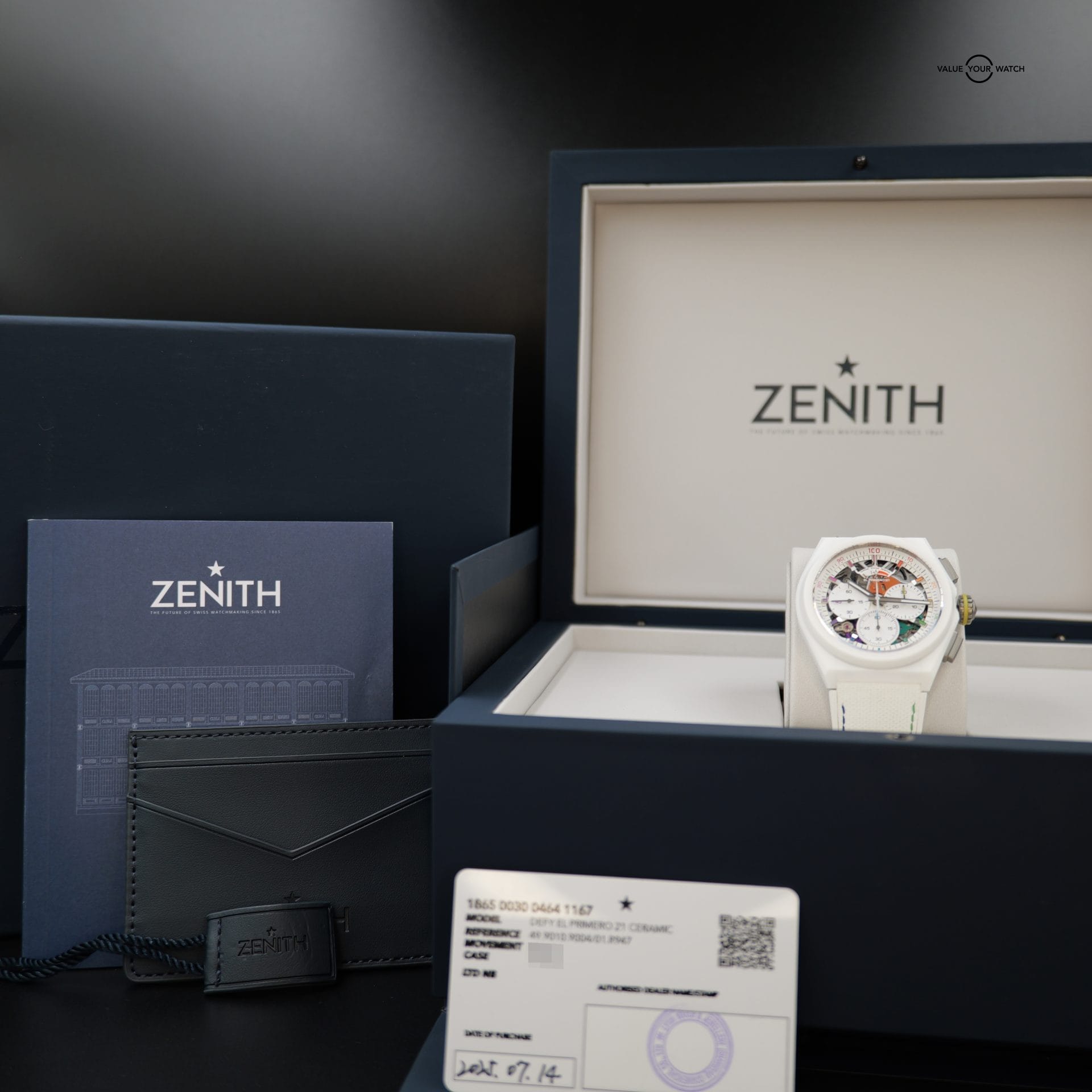 Zenith Defy El Primero 21 Chroma 49.9010.9004/01.R974 44MM Ceramic Skeleton Dial Full Set WARRANTY - Image 14