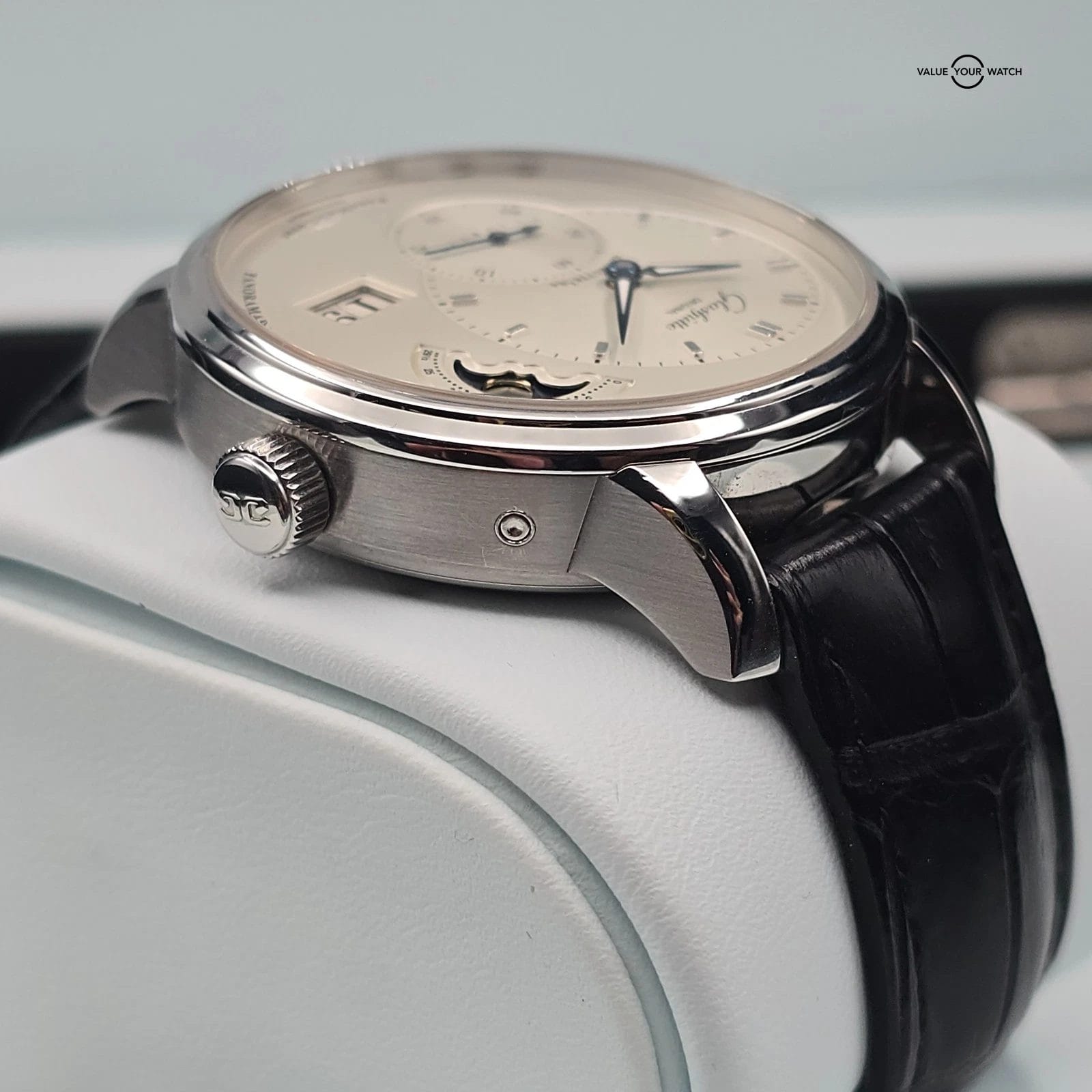 Glashutte Original PanomaticLunar moonphase in 40mm steel, box and papers! - Image 11