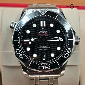 Omega Seamaster Professional 300m, black ceramic wave dial Full Set!
