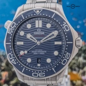 2025 OMEGA Seamaster Diver 300M 42mm w/ Blue Wave Dial, Steel Bracelet ref:210.30.42.20.03.001