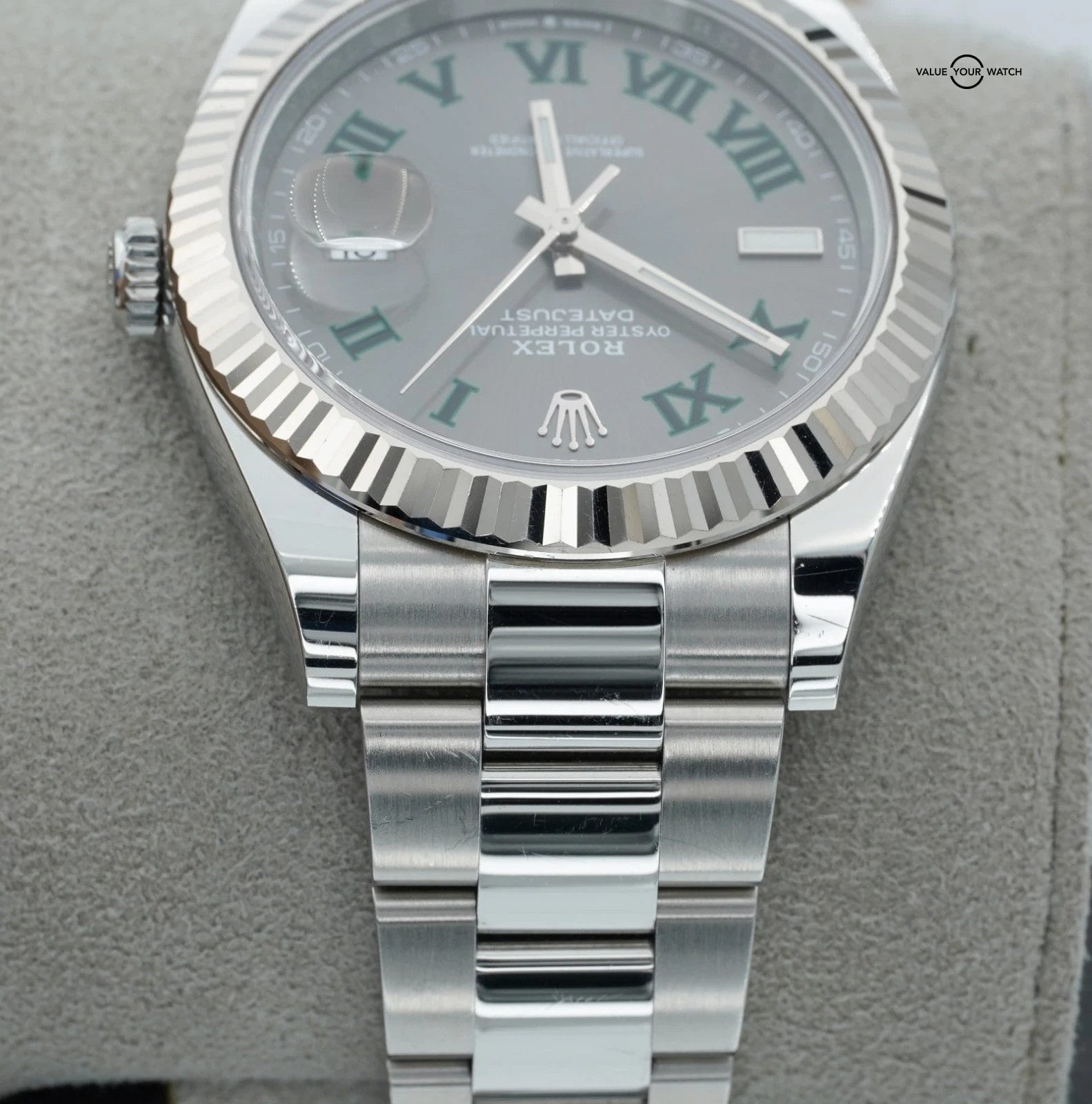 2022 Rolex Datejust 41mm Wimbledon 126334 Stainless Steel BOX/PAPERS! - Image 13