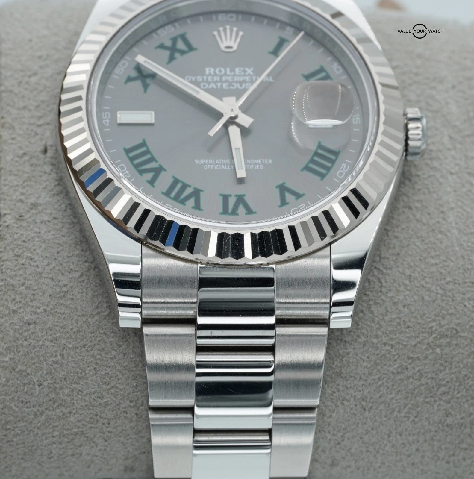 2022 Rolex Datejust 41mm Wimbledon 126334 Stainless Steel BOX/PAPERS! - Image 14