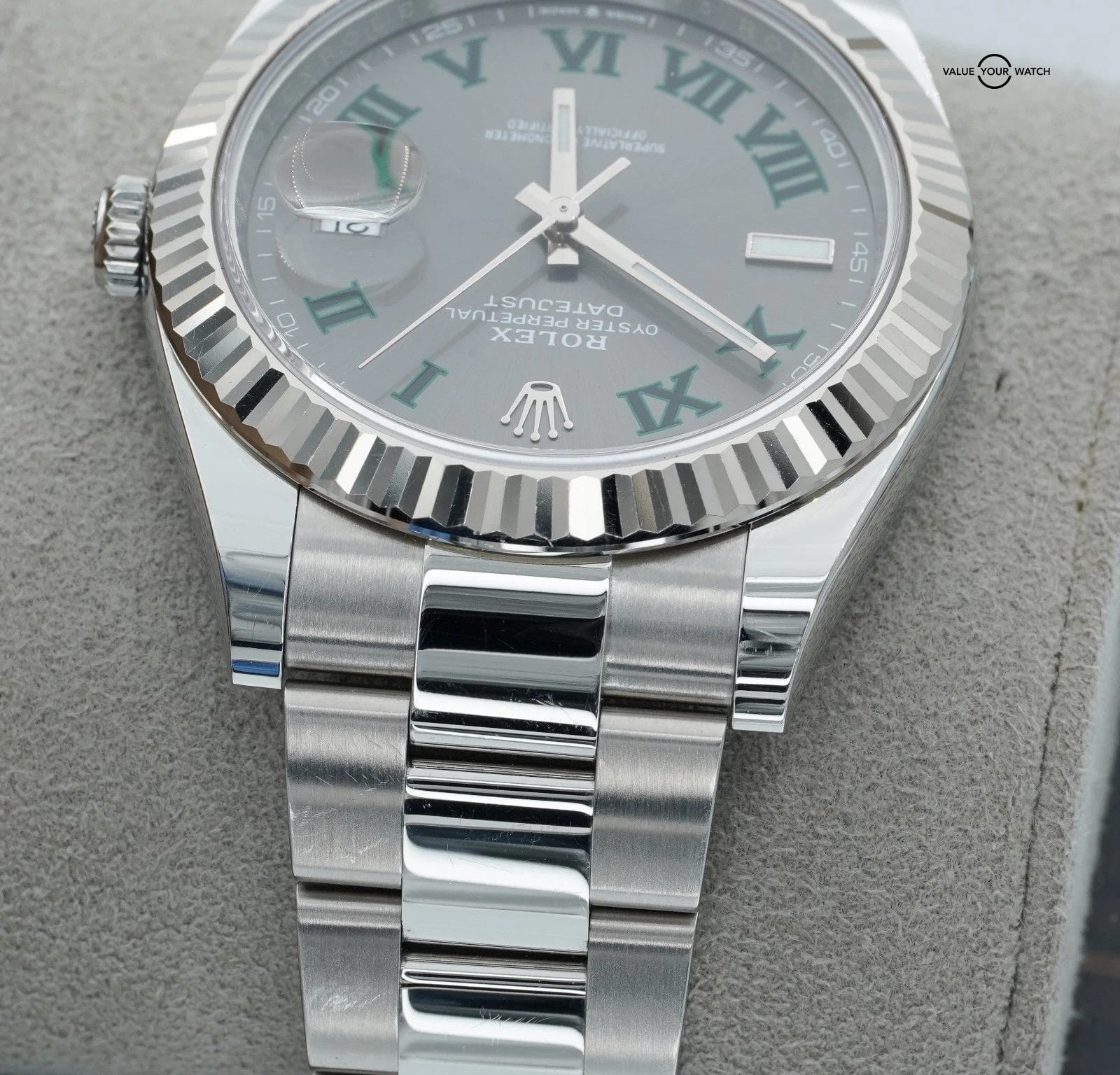 2022 Rolex Datejust 41mm Wimbledon 126334 Stainless Steel BOX/PAPERS! - Image 16