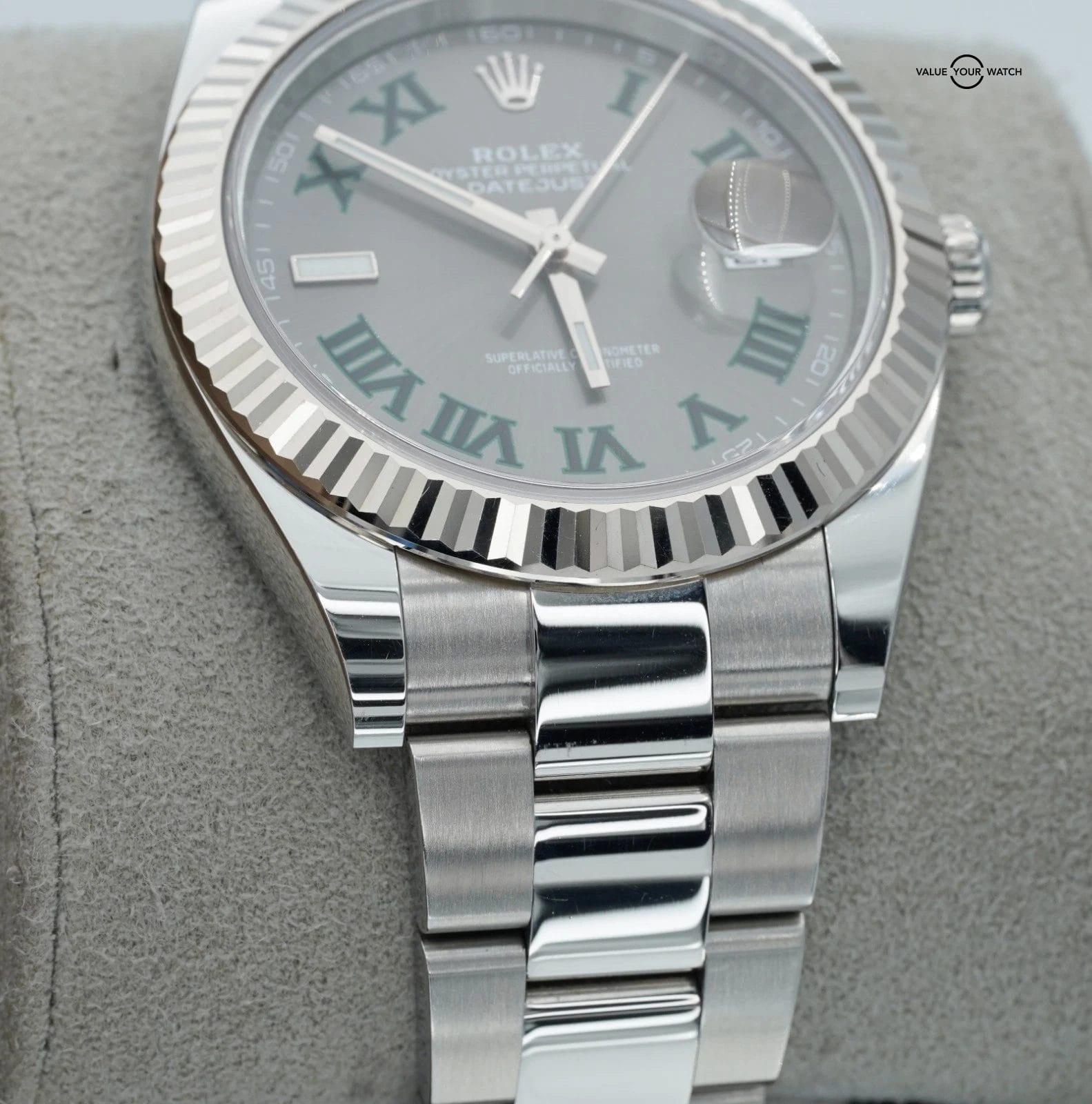 2022 Rolex Datejust 41mm Wimbledon 126334 Stainless Steel BOX/PAPERS! - Image 19