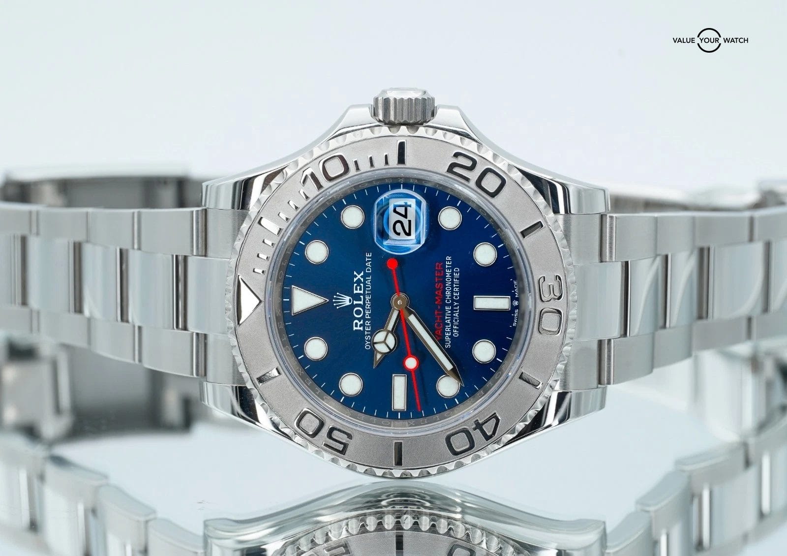 Rolex Yacht-Master 40mm 126622 Blue Dial Stainless Steel BOXES/PAPERS! - Image 20
