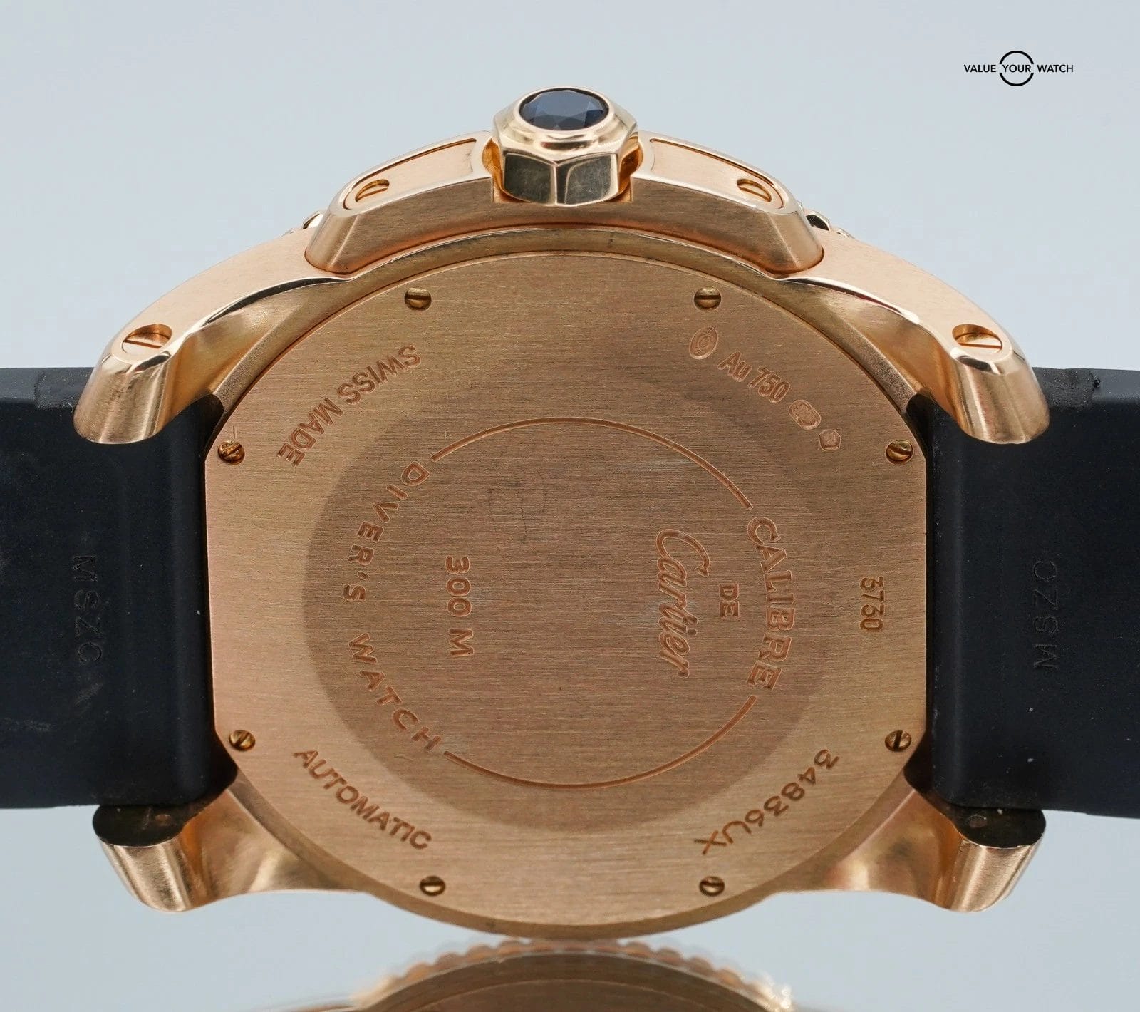 Cartier Calibre de Cartier Diver 42mm 18K Rose Gold W7100052 Automatic! - Image 14