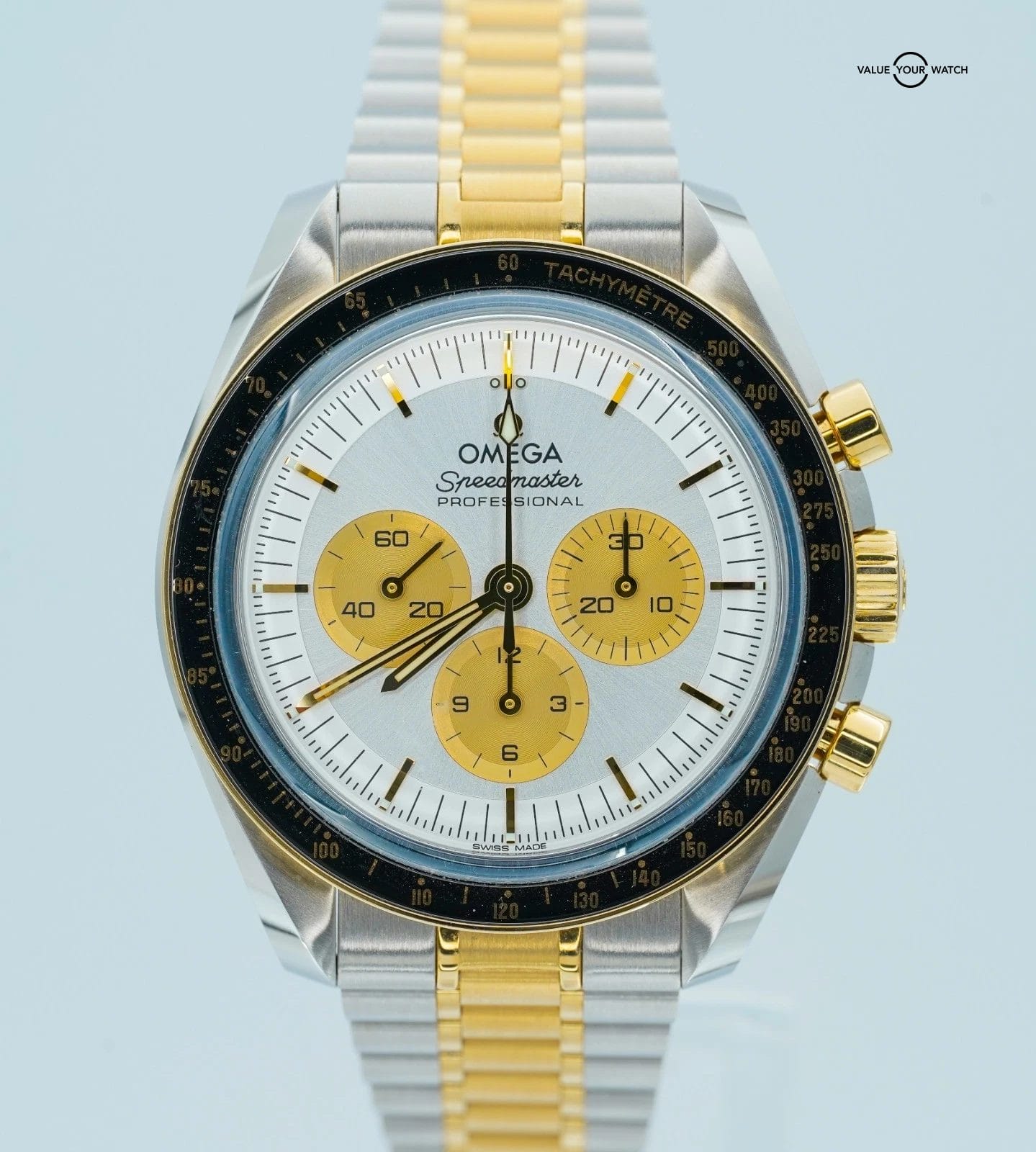 Omega Speedmaster Professional 18K Yellow Gold SS 310.20.42.50.02.001 BOX/CARDS!