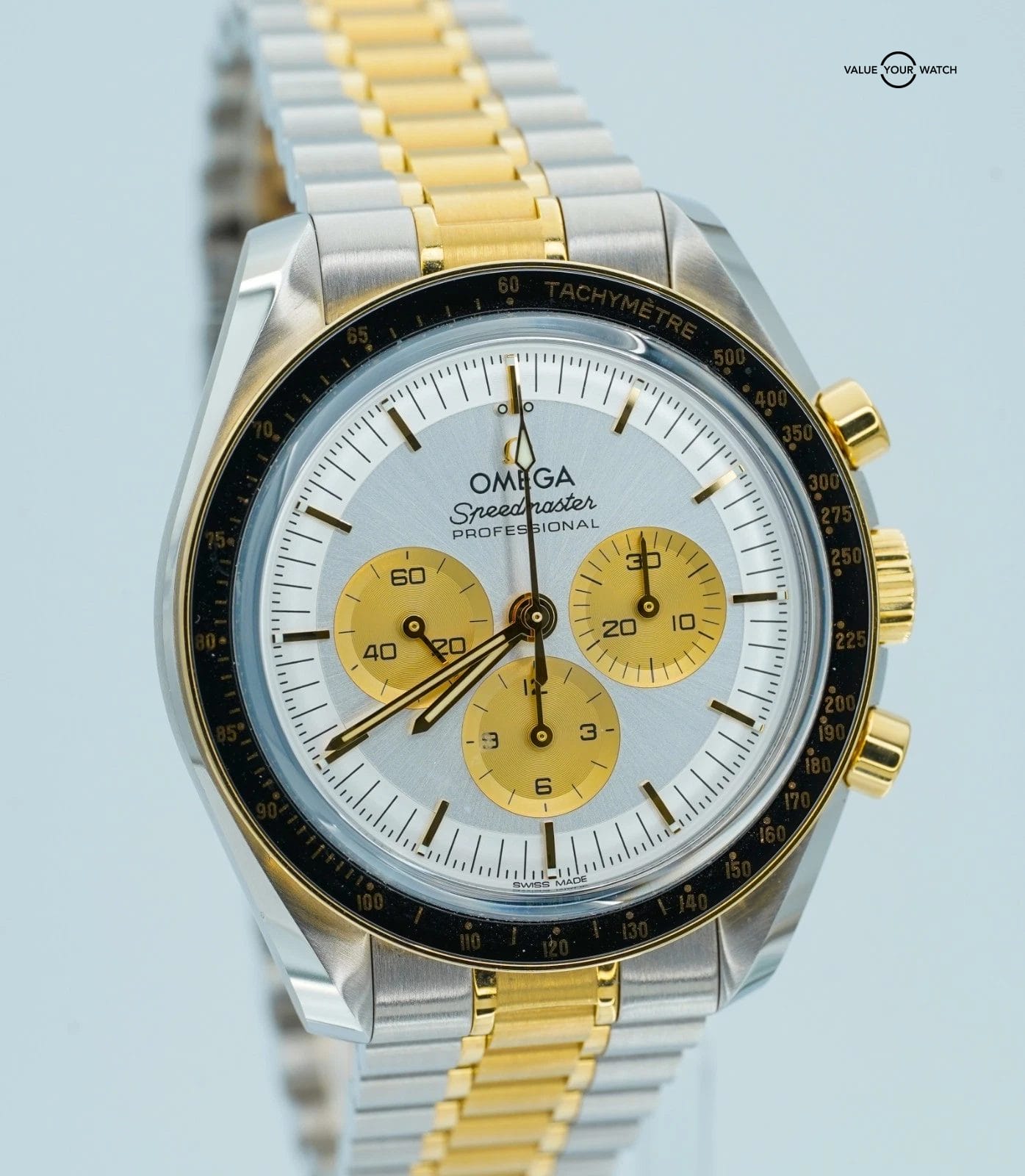 Omega Speedmaster Professional 18K Yellow Gold SS 310.20.42.50.02.001 BOX/CARDS! - Image 4
