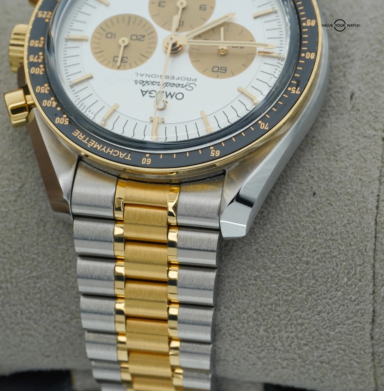 Omega Speedmaster Professional 18K Yellow Gold SS 310.20.42.50.02.001 BOX/CARDS! - Image 6