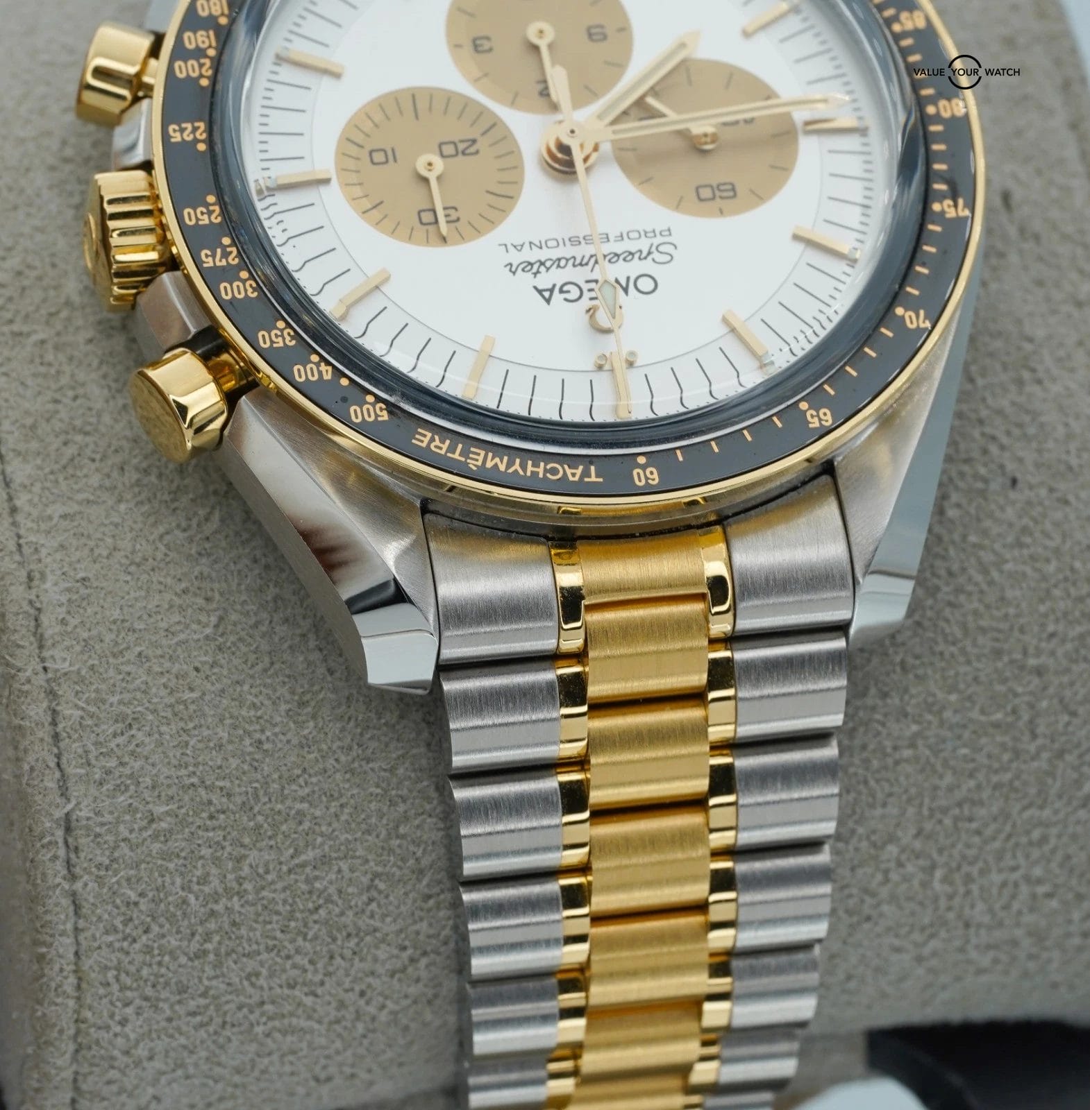 Omega Speedmaster Professional 18K Yellow Gold SS 310.20.42.50.02.001 BOX/CARDS! - Image 7