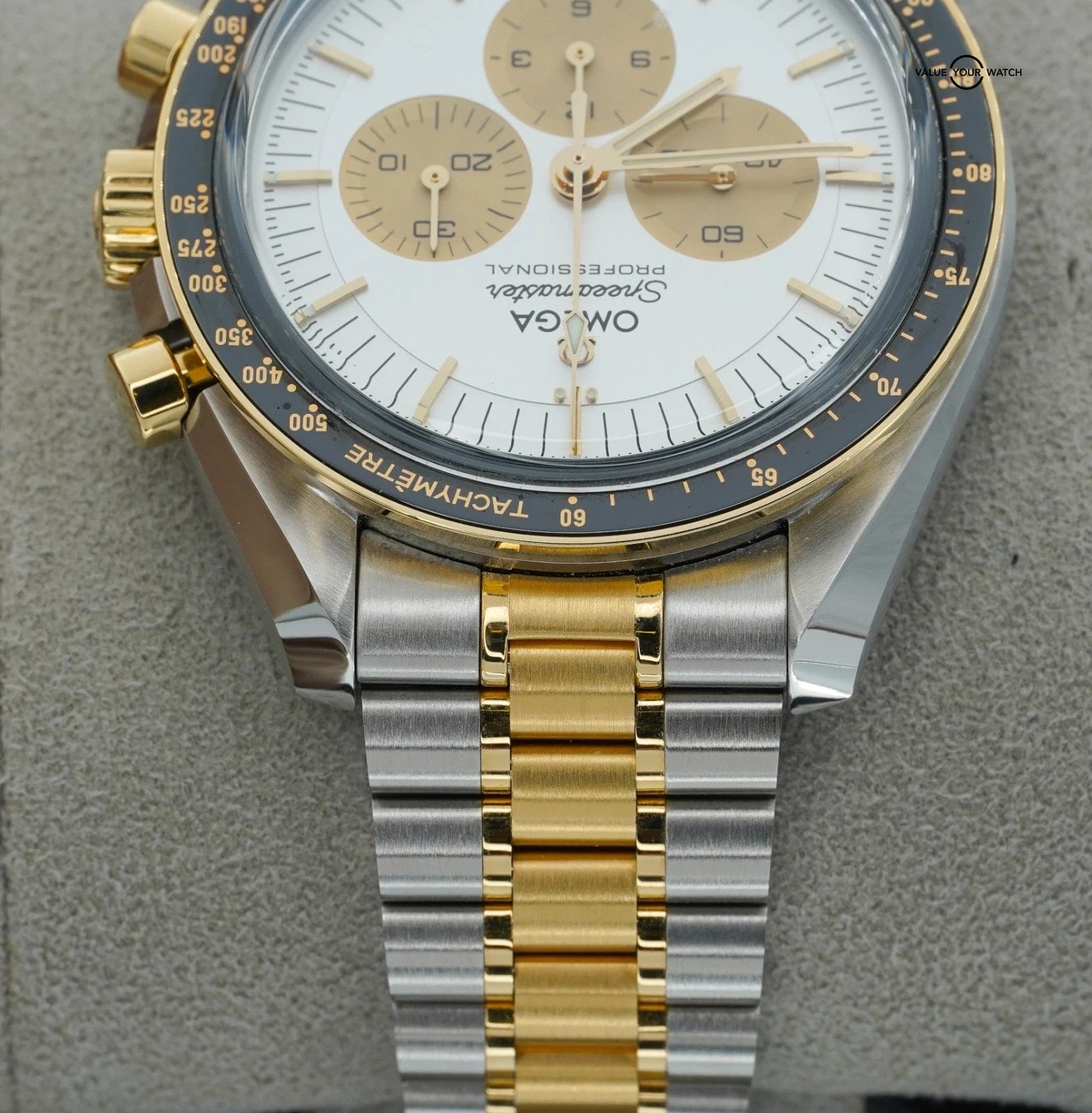 Omega Speedmaster Professional 18K Yellow Gold SS 310.20.42.50.02.001 BOX/CARDS! - Image 13