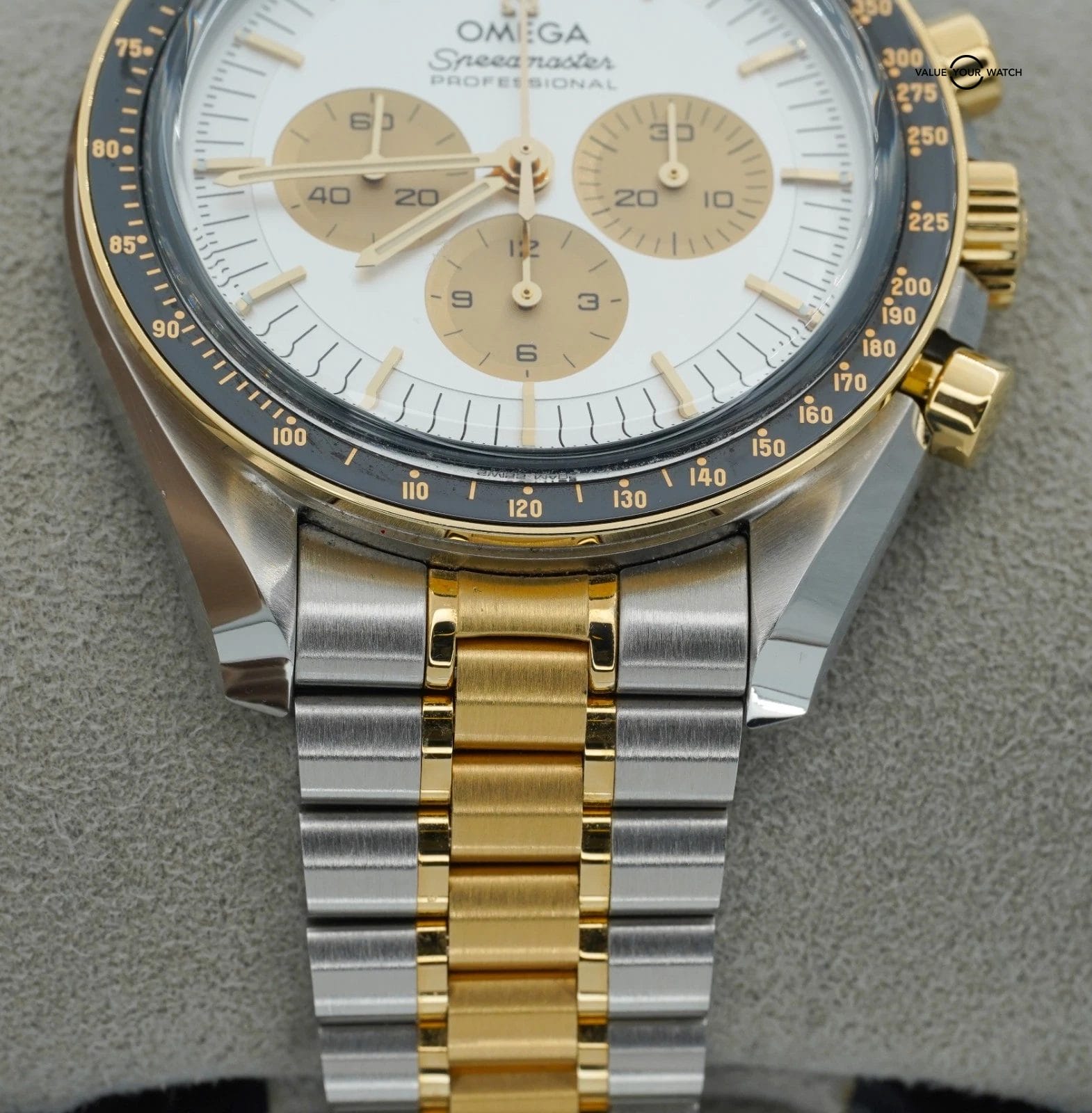 Omega Speedmaster Professional 18K Yellow Gold SS 310.20.42.50.02.001 BOX/CARDS! - Image 14