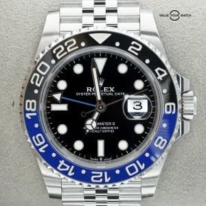 Rolex GMT Master II Batgirl Jubilee 126710BLNR BOXES/PAPERS!