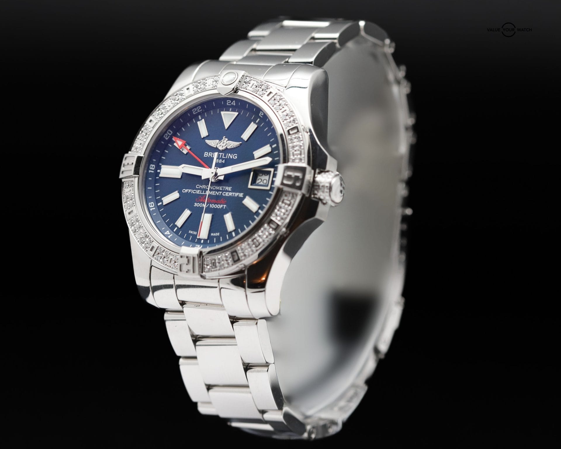Breitling Avenger II GMT | Ref. A3239053/C872 | 43mm | OEM Diamond Bezel | Complete Set (2017) - Image 3