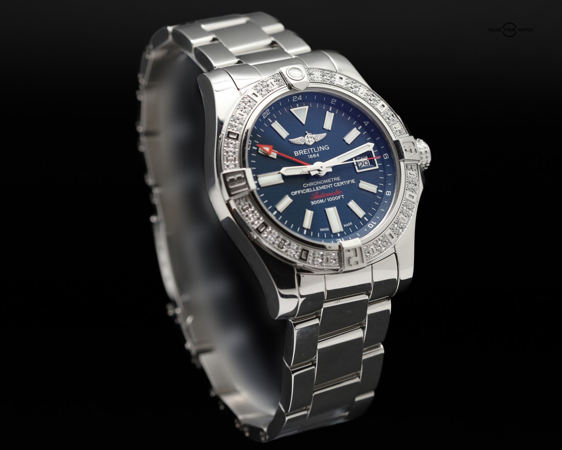 Breitling Avenger II GMT | Ref. A3239053/C872 | 43mm | OEM Diamond Bezel | Complete Set (2017) - Image 4
