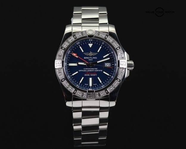 Breitling Avenger II GMT | Ref. A3239053/C872 | 43mm | OEM Diamond Bezel | Complete Set (2017)