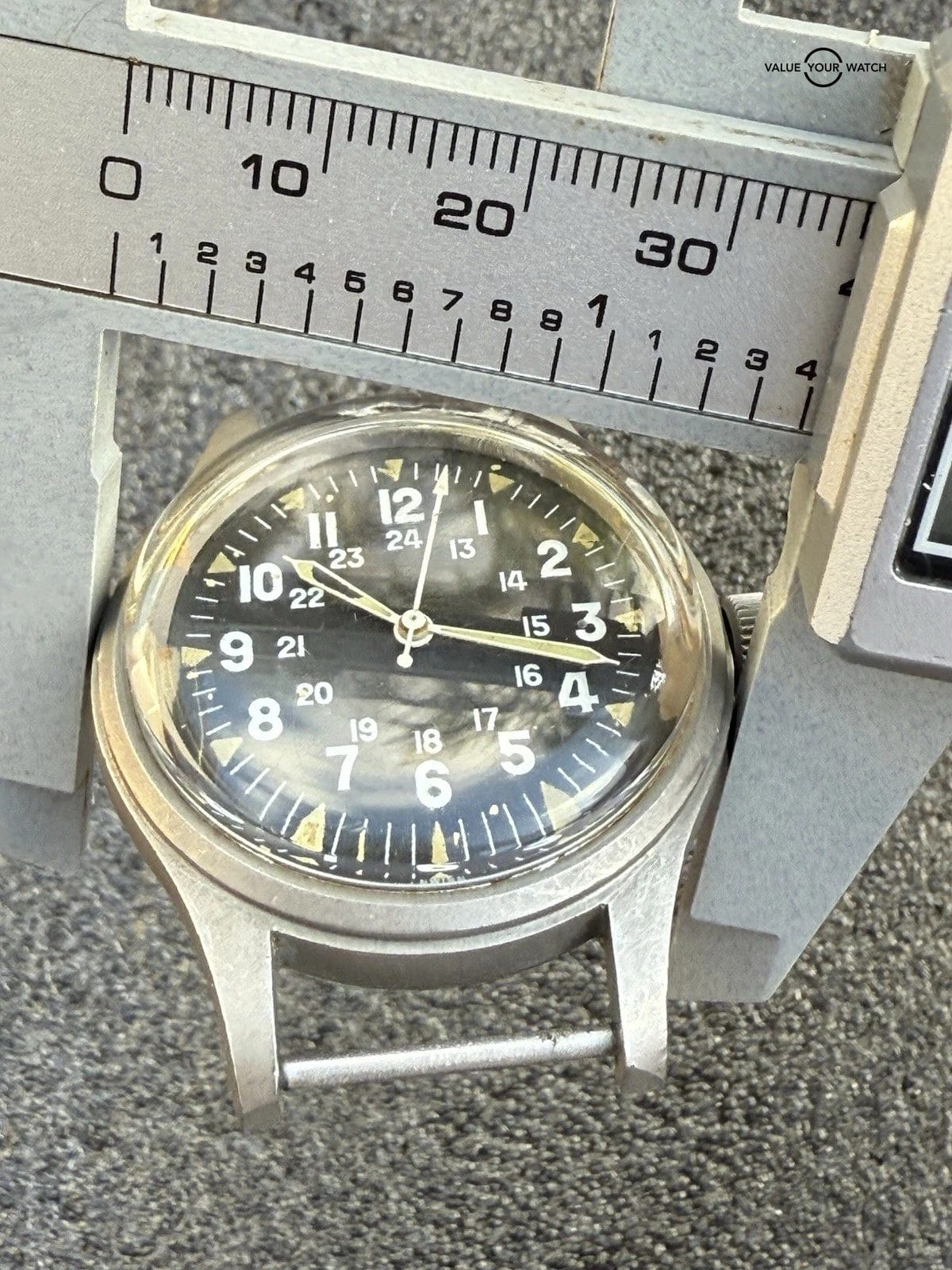 Ultra Rare Hamilton Navigation Vietnam Pilot Watch FAPD 5101 Type 1 Sept 1970 - Image 3