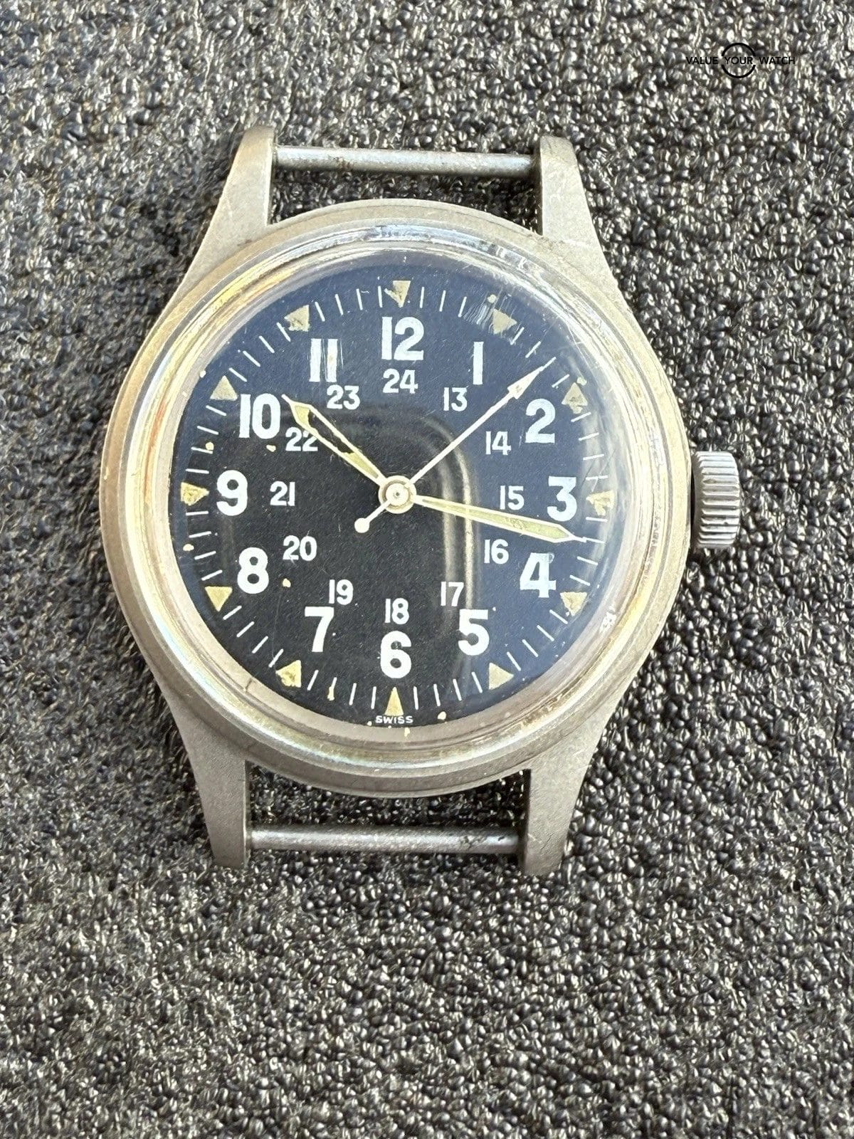Ultra Rare Hamilton Navigation Vietnam Pilot Watch FAPD 5101 Type 1 Sept 1970 - Image 4