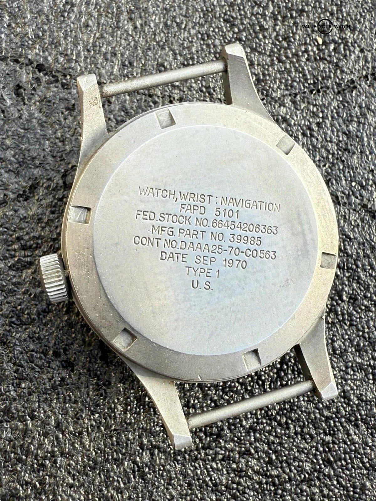 Ultra Rare Hamilton Navigation Vietnam Pilot Watch FAPD 5101 Type 1 Sept 1970 - Image 11