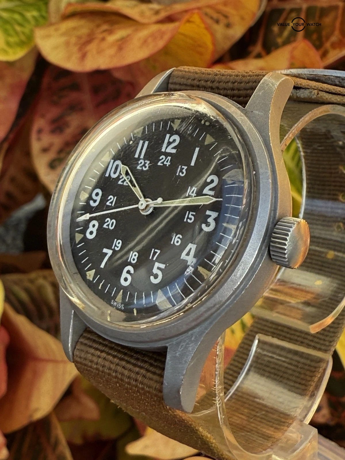 Ultra Rare Hamilton Navigation Vietnam Pilot Watch FAPD 5101 Type 1 Sept 1970 - Image 21