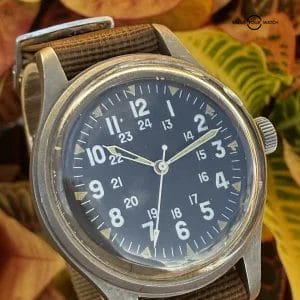 Ultra Rare Hamilton Navigation Vietnam Pilot Watch FAPD 5101 Type 1 Sept 1970