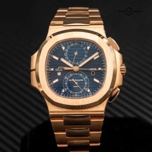 2025 Patek Philippe Nautilus 5990/1R Travel Time Chronograph Blue Dial