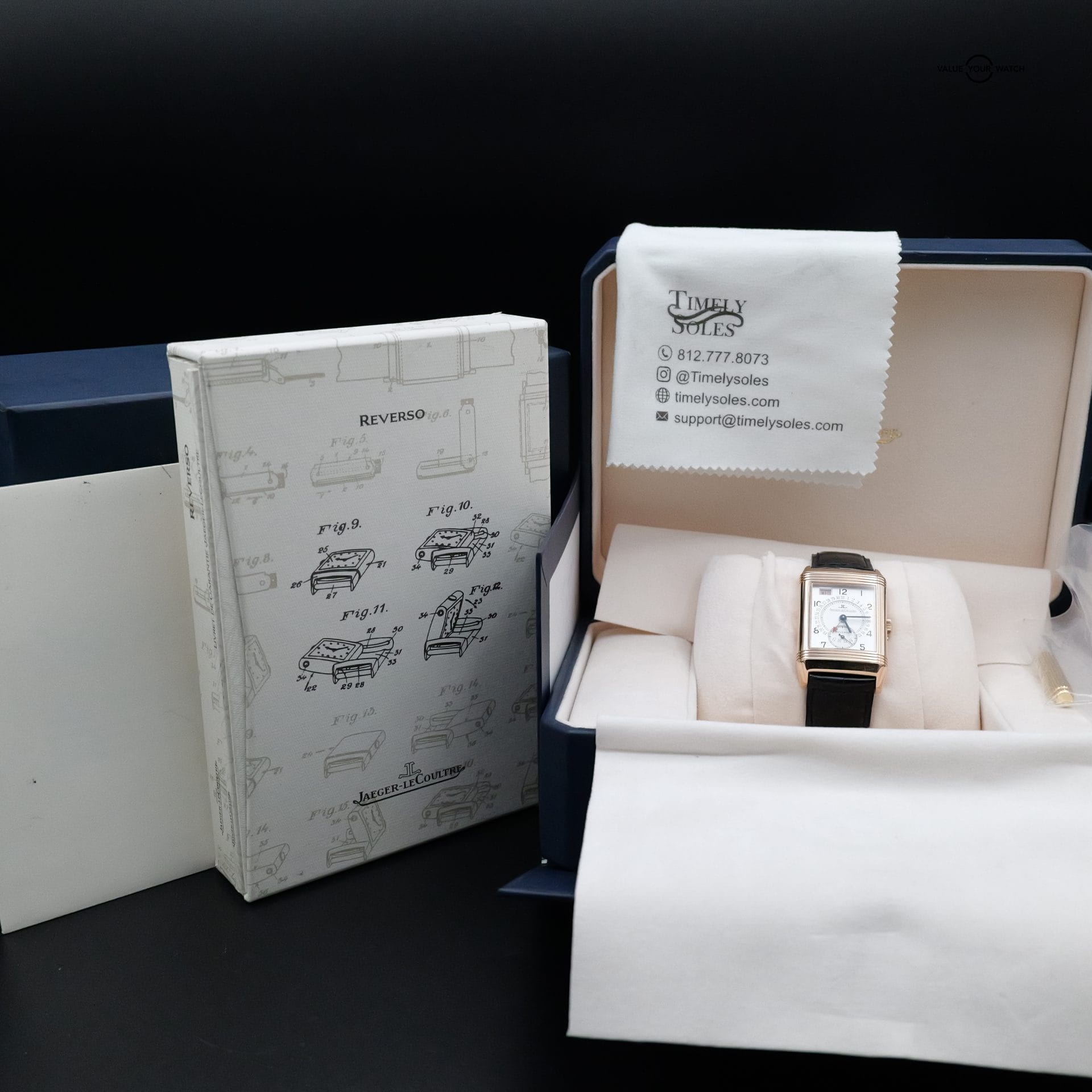 Jaeger-LeCoultre Reverso 26MM 270.2.36 26x42MM Rose Gold White