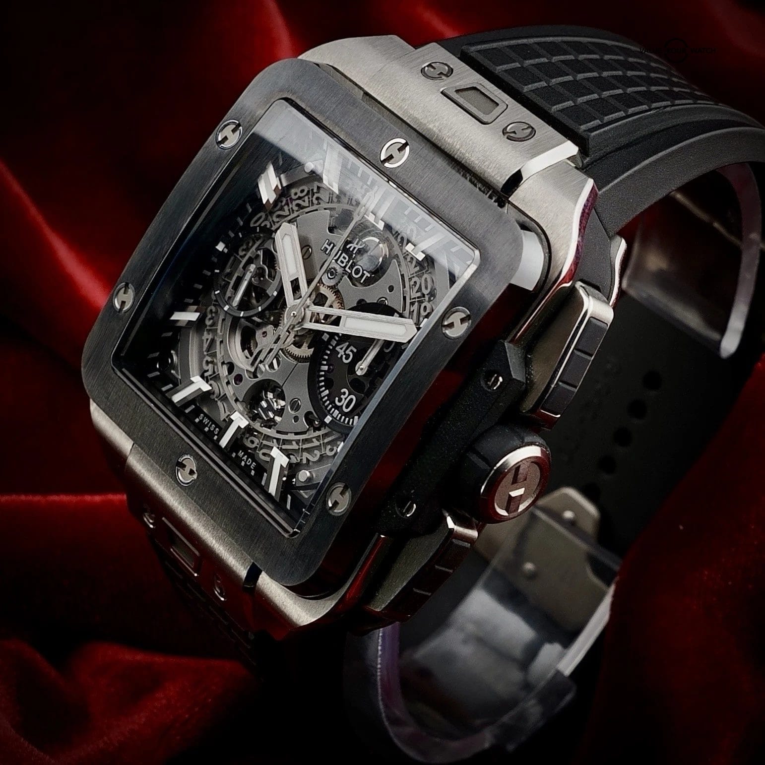 HUBLOT Square Bang Unico, Titanium Ceramic, 821.NM.0170.RX - Full Collector Set - Image 2