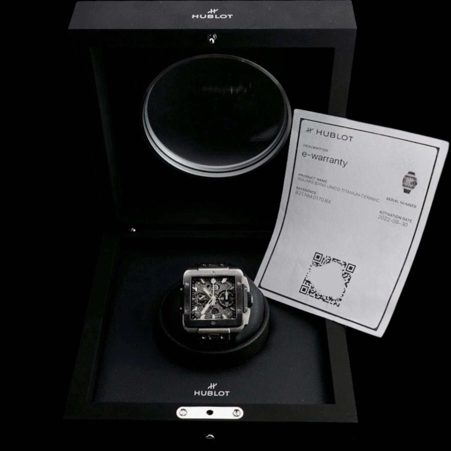 HUBLOT Square Bang Unico, Titanium Ceramic, 821.NM.0170.RX - Full Collector Set - Image 6