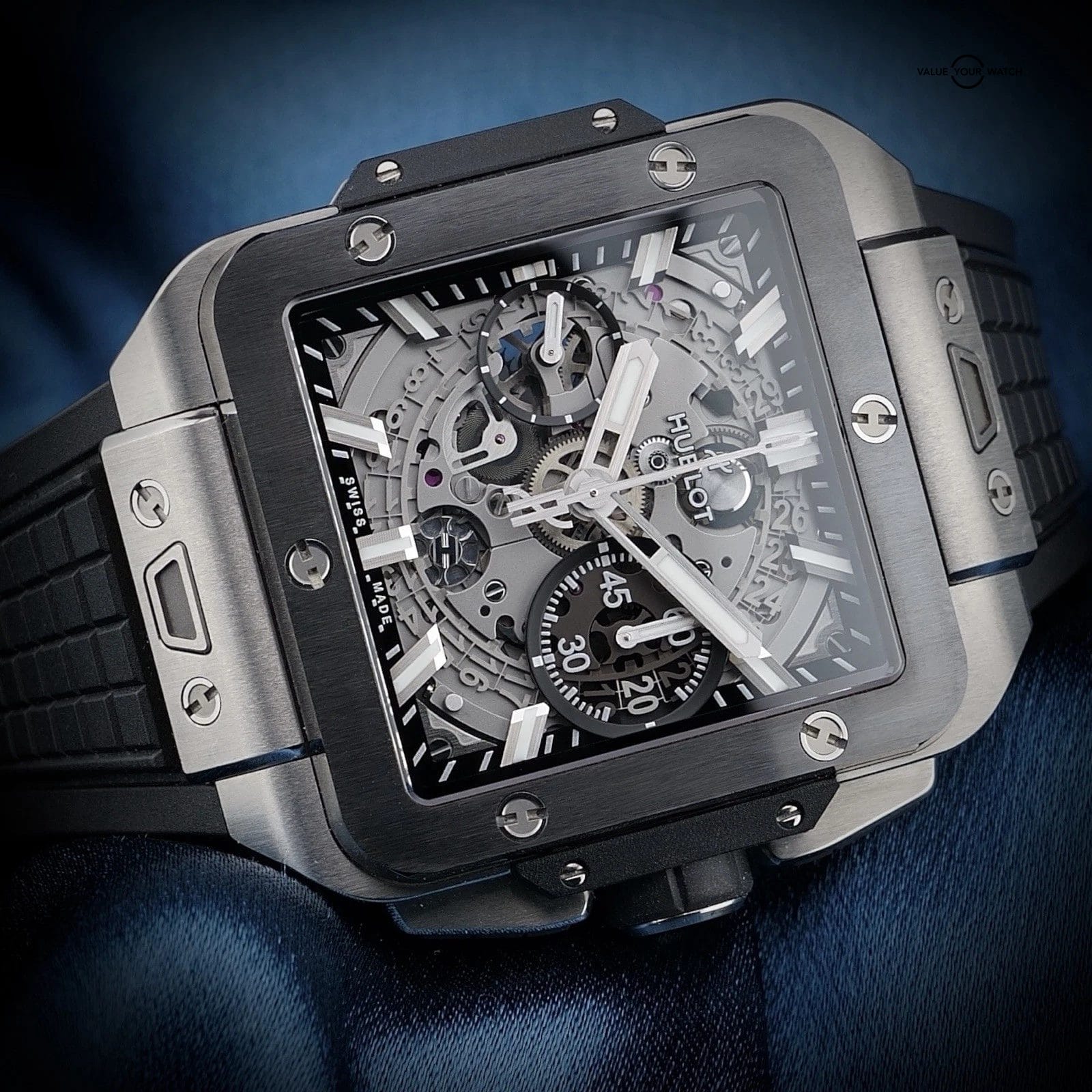 HUBLOT Square Bang Unico, Titanium Ceramic, 821.NM.0170.RX - Full Collector Set - Image 7