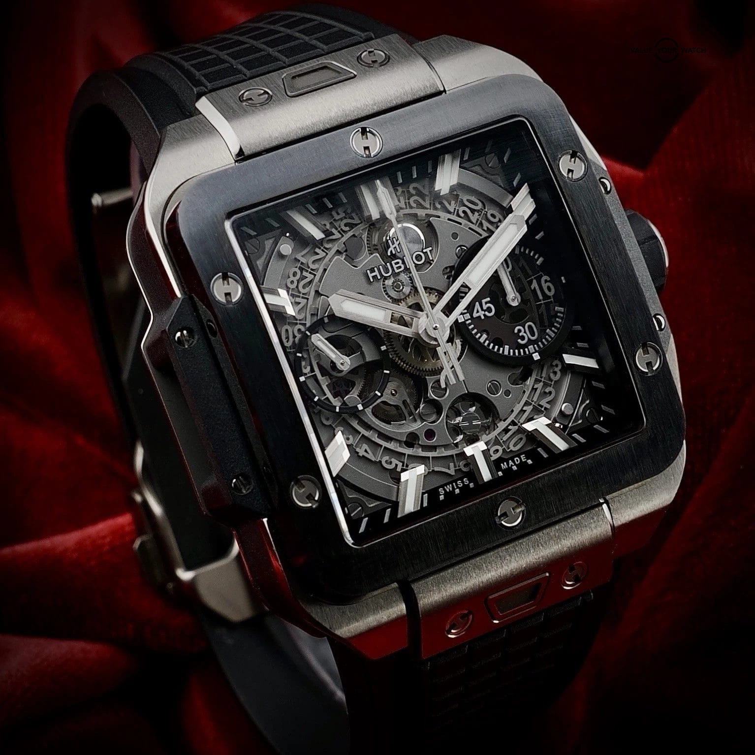 HUBLOT Square Bang Unico, Titanium Ceramic, 821.NM.0170.RX - Full Collector Set - Image 9