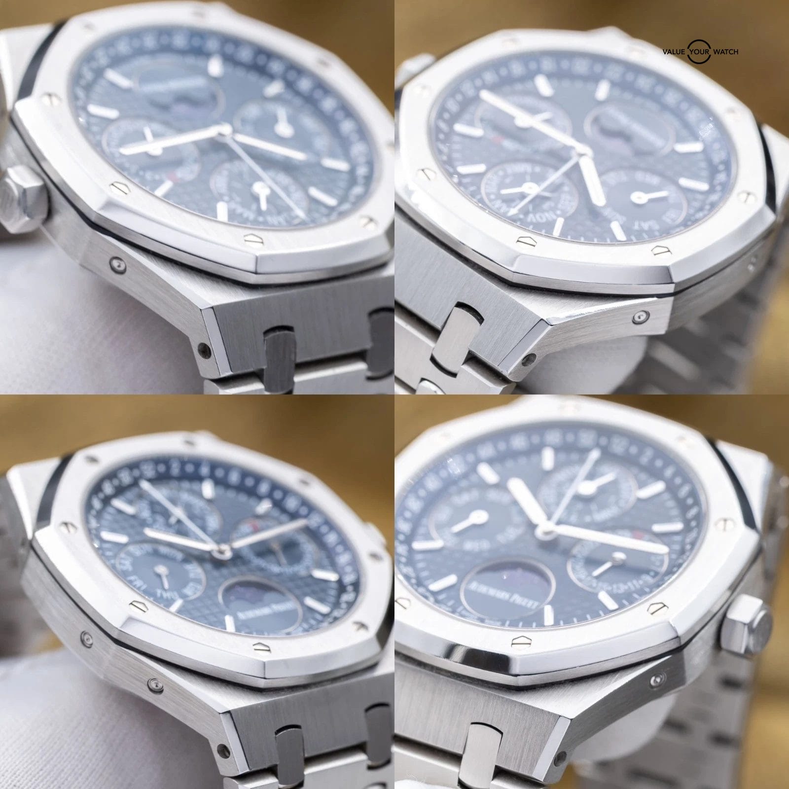 Audemars Piguet Royal Oak Perpetual Calendar 41mm Blue Dial - AP 26574ST - Image 14