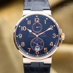 Ulysse Nardin Maxi Marine Chronometer Rose Gold 41mm 266-66/62