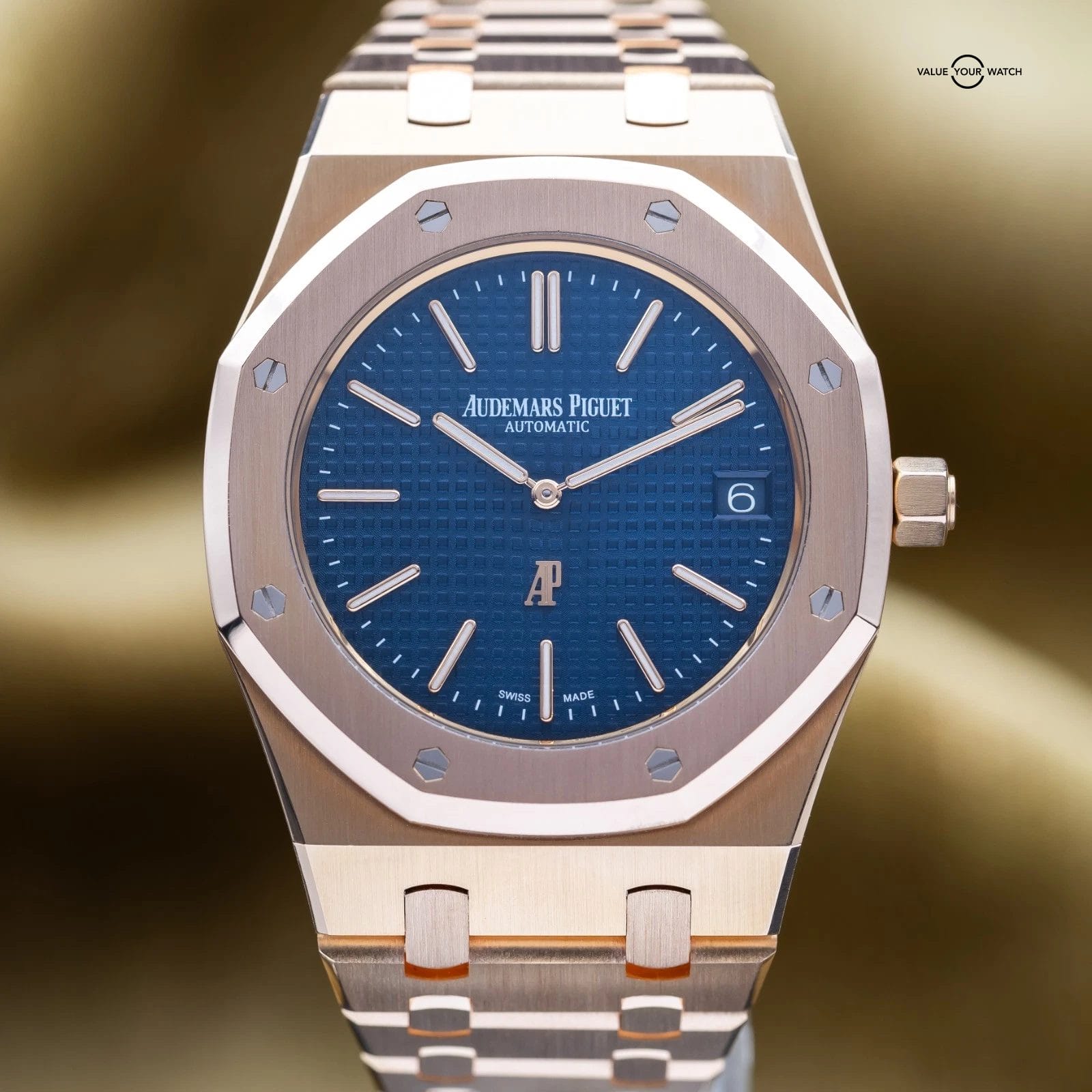 Audemars Piguet Royal Oak ‘Jumbo’ Rose Gold Non-Converted 39mm 15202OR Full Set