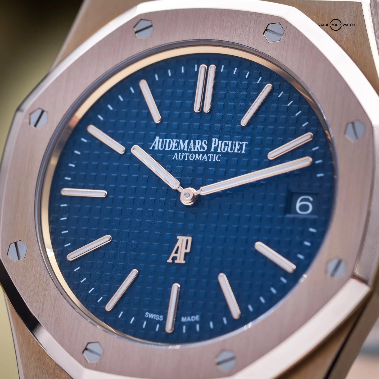 Audemars Piguet Royal Oak ‘Jumbo’ Rose Gold Non-Converted 39mm 15202OR Full Set - Image 14
