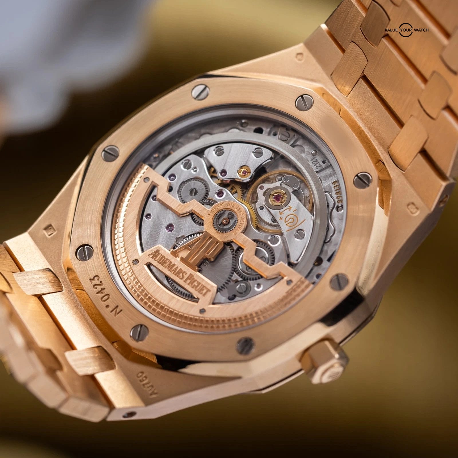 Audemars Piguet Royal Oak ‘Jumbo’ Rose Gold Non-Converted 39mm 15202OR Full Set - Image 16