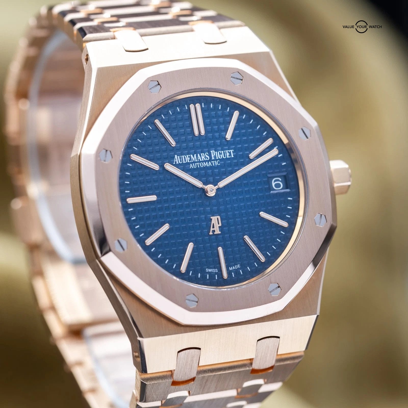 Audemars Piguet Royal Oak ‘Jumbo’ Rose Gold Non-Converted 39mm 15202OR Full Set - Image 18