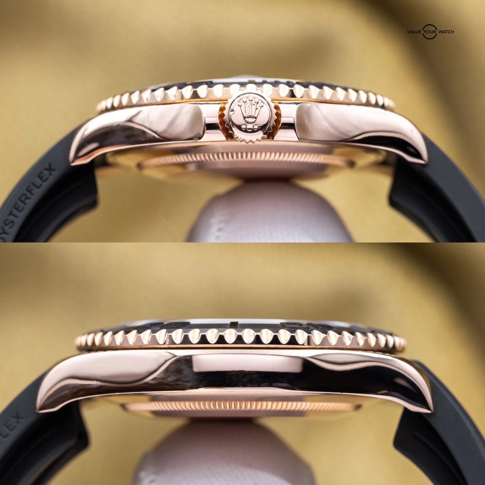 Rolex Yacht-Master 40 Ever Rose Gold Oysterflex Black Dial - 116655 Complete Set - Image 6