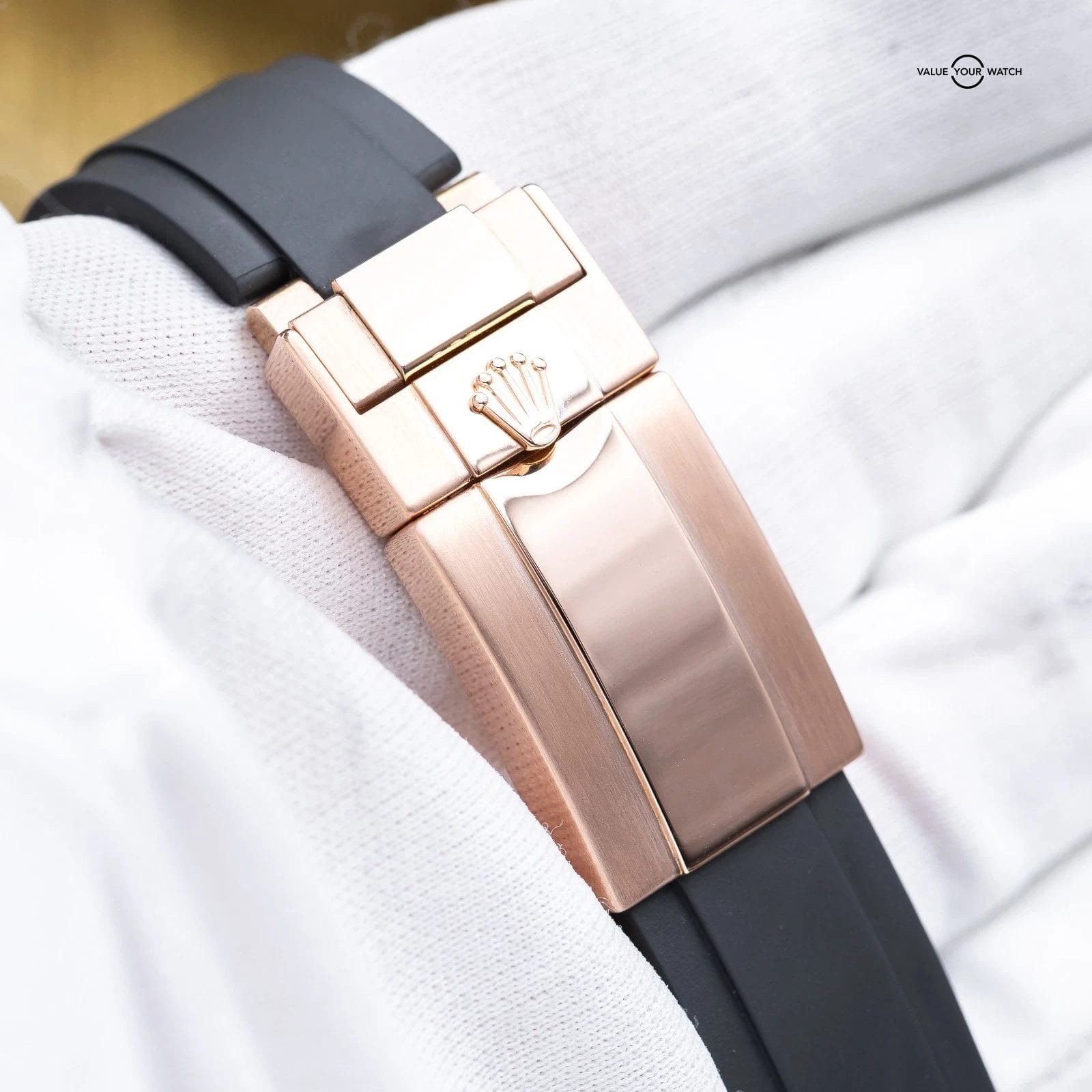 Rolex Yacht-Master 40 Ever Rose Gold Oysterflex Black Dial - 116655 Complete Set - Image 9