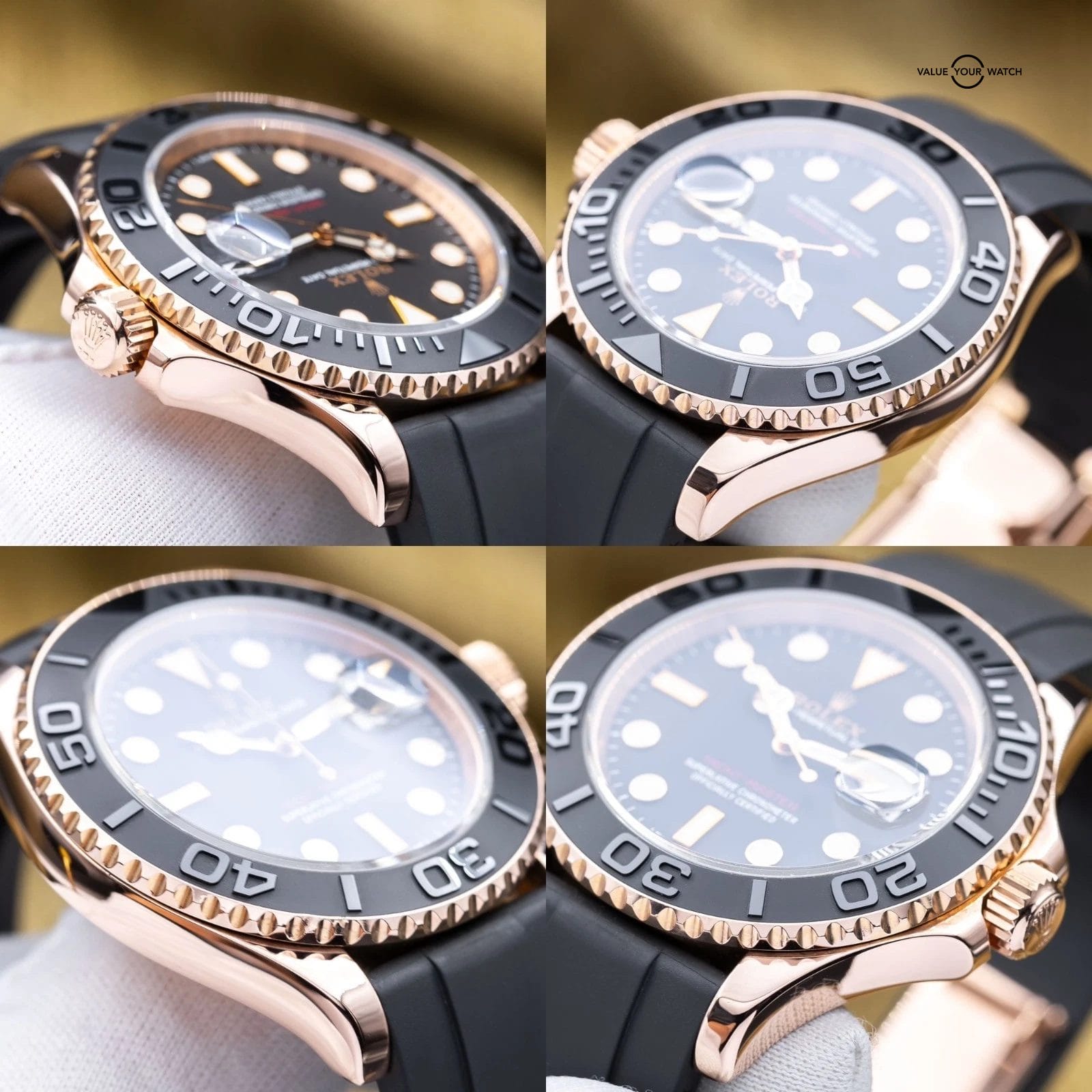 Rolex Yacht-Master 40 Ever Rose Gold Oysterflex Black Dial - 116655 Complete Set - Image 14