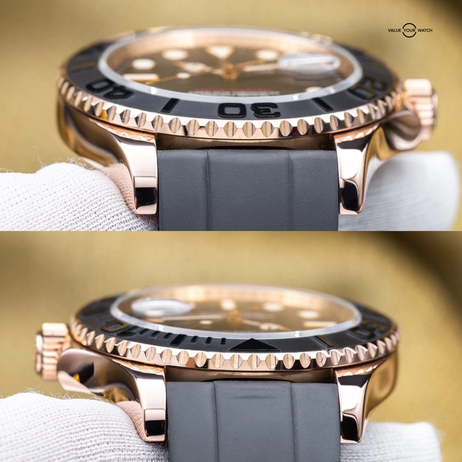 Rolex Yacht-Master 40 Ever Rose Gold Oysterflex Black Dial - 116655 Complete Set - Image 15