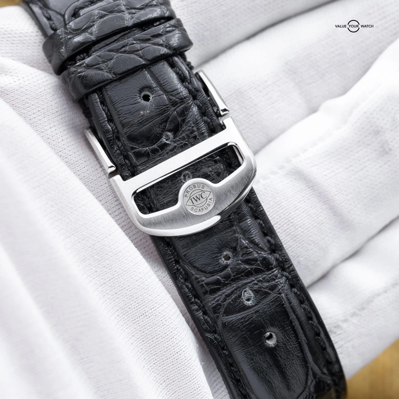 2023 IWC Chronograph Portuguese Stainless Steel 41mm Black IW371609 - Full Set - Image 5