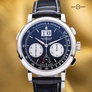 A. Lange & Söhne Datograph Up/Down Platinum 41mm Black Dial 405.035 – Full Set