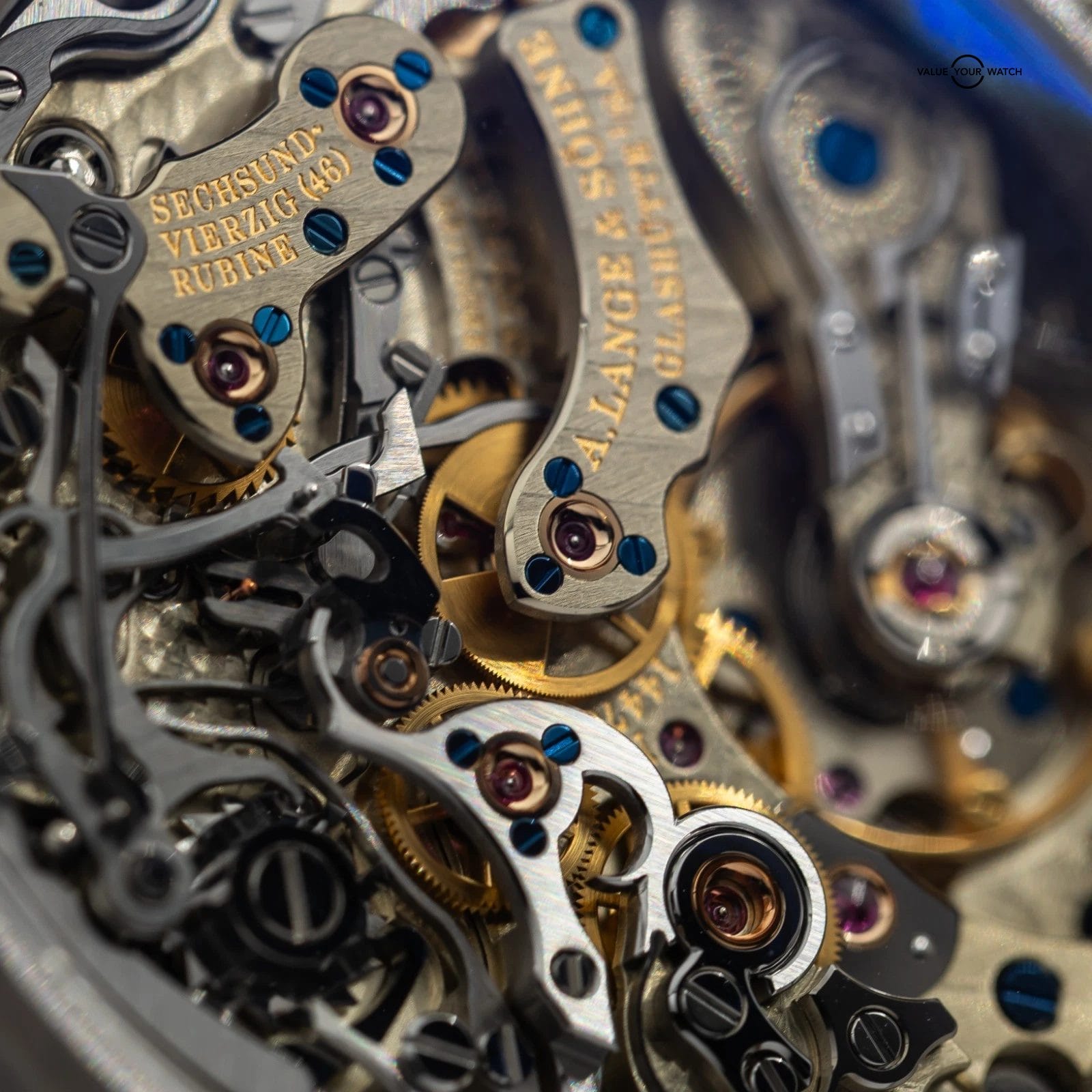 A. Lange & Söhne Datograph Up/Down Platinum 41mm Black Dial 405.035 - Full Set - Image 9