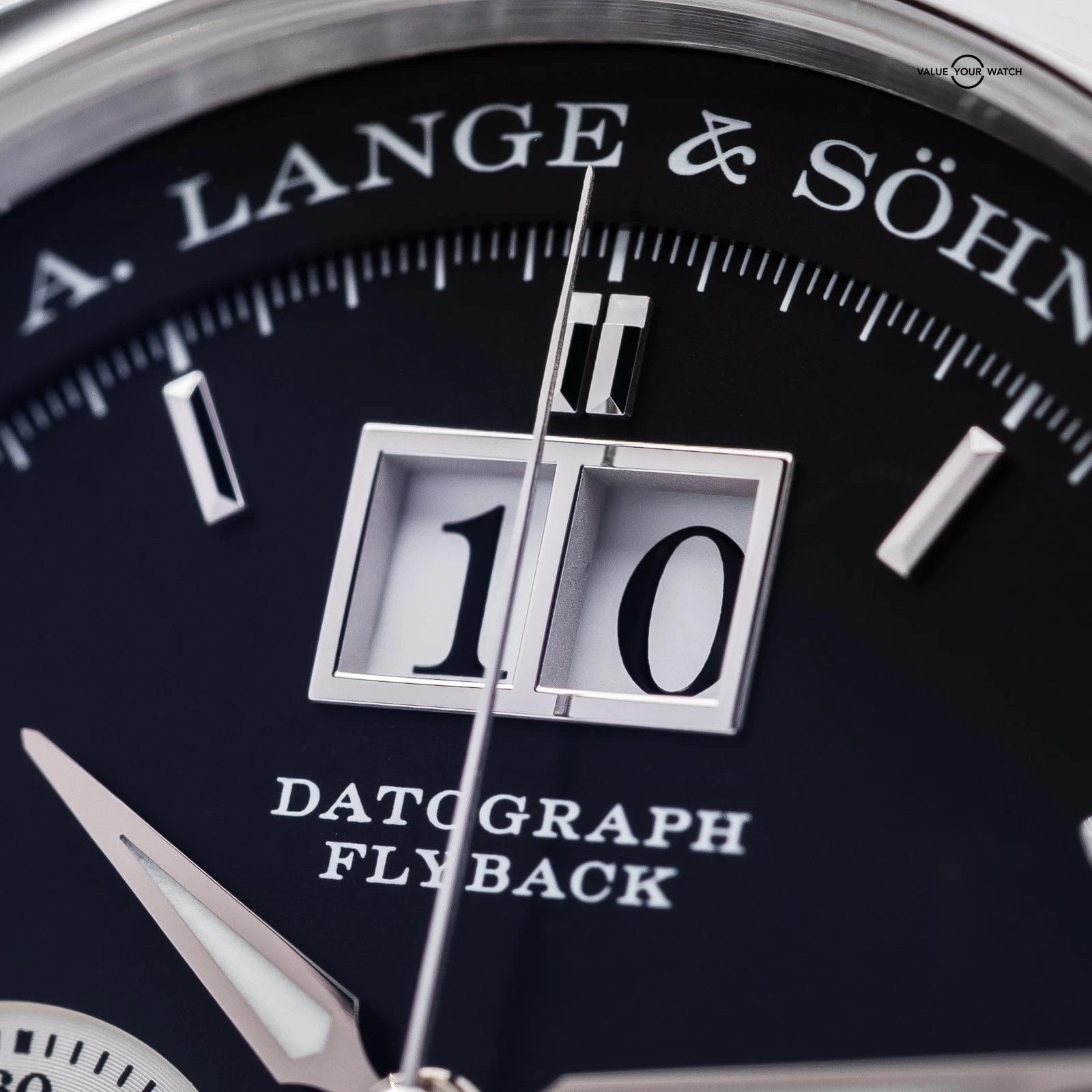 A. Lange & Söhne Datograph Up/Down Platinum 41mm Black Dial 405.035 - Full Set - Image 15